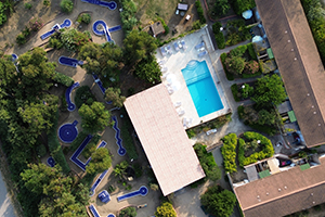 Vue drone de la résidence Râteau Bavoir à Calvi